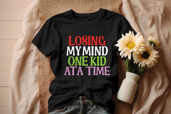 Download Losing My Mind One Kid at a Time Retro - Premium Bundle