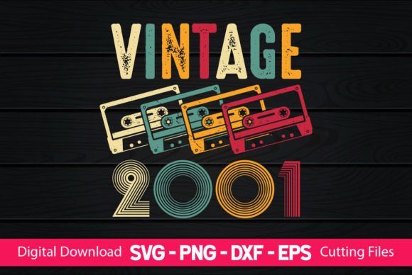 Download Vintage 2001 22th Birthday Gifts - 2001 Collection