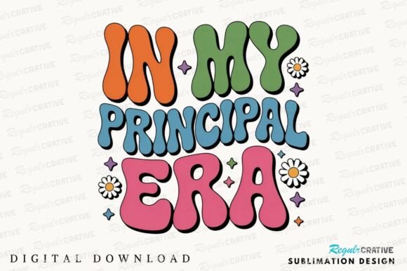 Download In My Principal Era Retro Wavy Design - Retro wavy design Collection